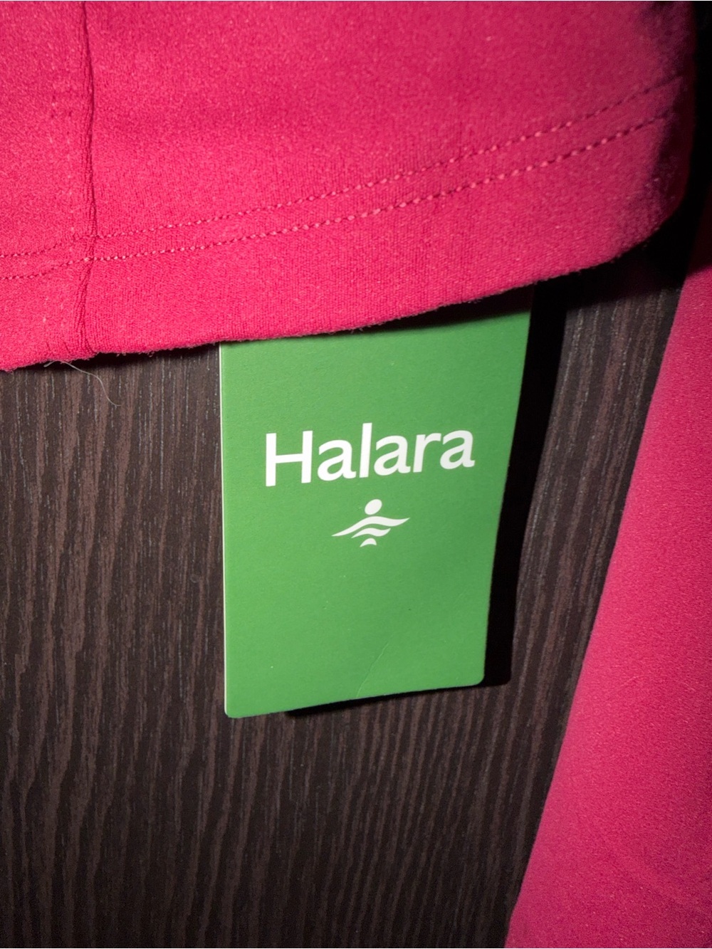 NWT Halara Berry Pink Full Zip Active Jacket Thumbholes Fitted Athletic Sz S - Picture 5 of 6